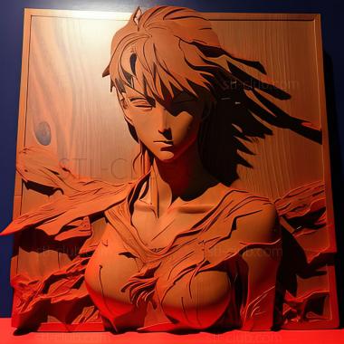 3D model Neon Genesis Evangelion Yoshiyuki Sadamoto (STL)